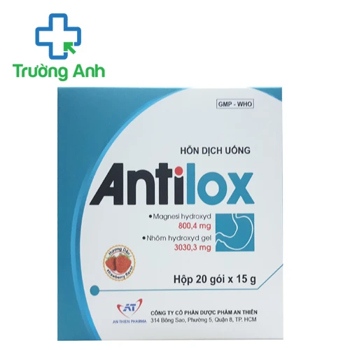 Antilox 15g An Thiên - Thuốc hỗ trợ điều trị viêm loét dạ dày, tá tràng