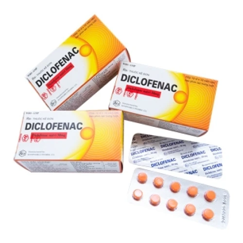 Diclofenac 50 Khapharco - Thuốc kháng sinh giảm đau hiệu quả