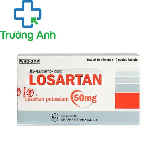Losartan 50mg Khapharco - Thuốc điều trị chứng huyết áp cao hiệu quả