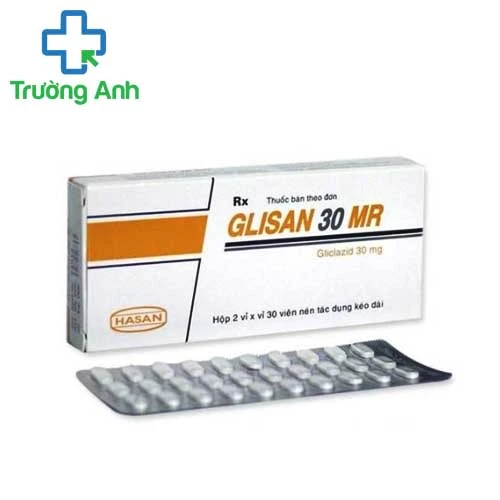 Glisan 30 MR Hasan - Thuốc kháng sinh điều trị bệnh tiểu đường