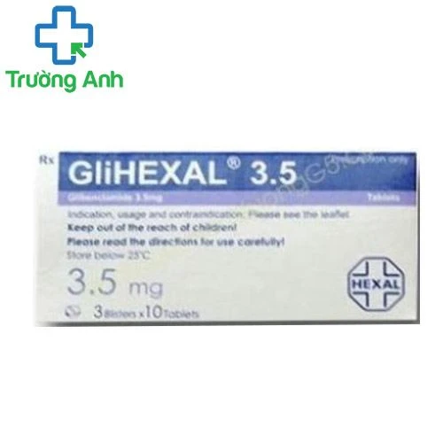 GliHexal Tab.3.5mg - Thuốc kháng sinh điều trị bệnh đái tháo đường