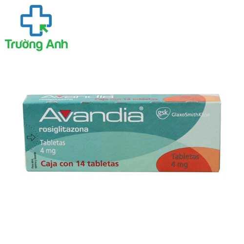 Avandia 4mg SmithKline - Thuốc hỗ trợ điều trị bệnh đái tháo đường hiệu quả