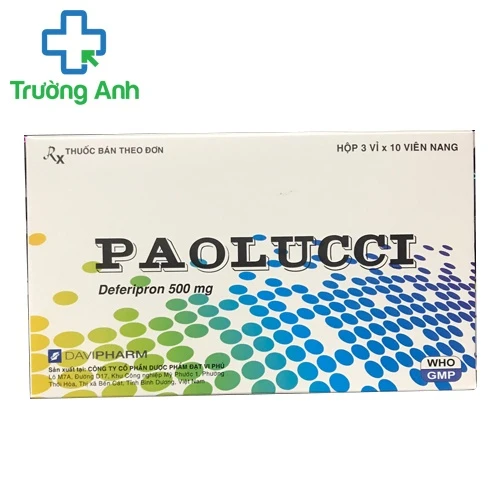 Paolucci - Thuốc thải sắt hiệu quả của Davipharm
