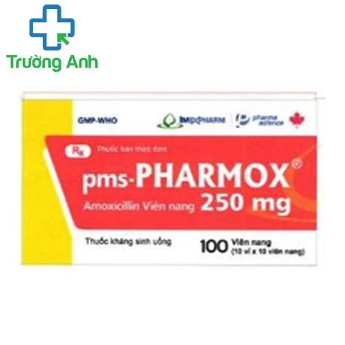 Pharmox IMP 250mg - Thuốc điều trị nhiễm trùng hô hấp của Imexpharm