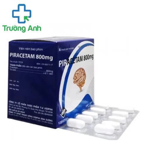 Piracetam 800mg Vidipha -Thuốc điều trị rối loạn tuần hoàn não hiệu quả