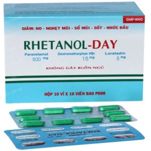 Rhetanol - Thuốc kháng sinh giảm đau hạ sốt hiệu quả 