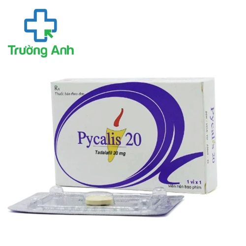 Pycitil 20mg Pymepharco - Thuốc điều trị rối loạn cương dương