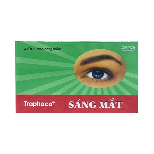 Sáng mắt Traphaco (Viên nang mềm) - Hỗ trợ điều trị bệnh về mắt