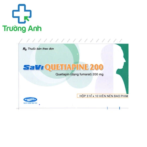SAVI QUETIAPINE 200 - Thuốc điều trị bệnh thần kinh hiệu quả