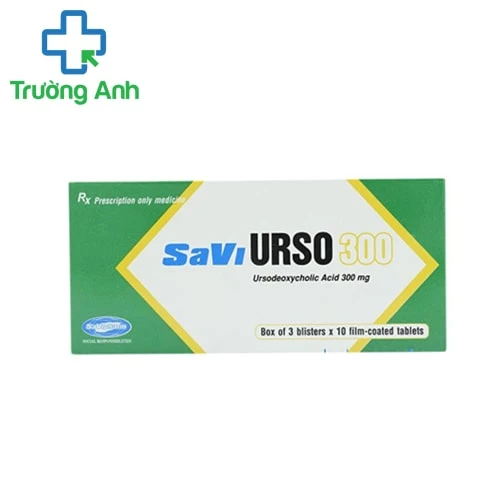 SAVI URSO 300 -Thuốc điều trị sỏi mật, viêm đường túi mật 