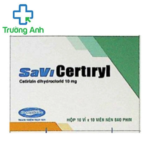 SaViCertiryl -Thuốc điều trị viêm mũi dị ứng hiệu quả
