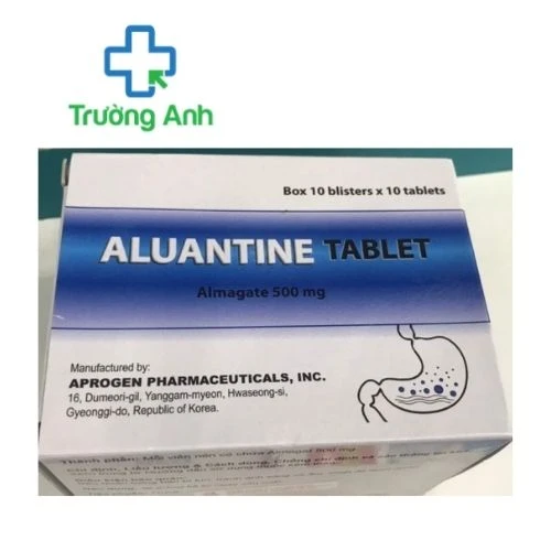 Aluantine Tablet 500mg Aprogen Hàn Quốc - Thuốc giúp điều trị loét dạ dày, tá tràng hiệu quả