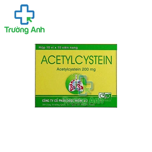 Acetylcystein 200mg F.T.Pharma - Thuốc tiêu đờm hiệu quả