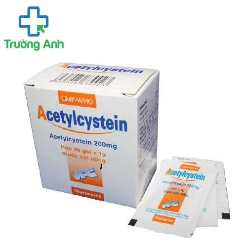 Acetylcystein 200mg VCP -Thuốc điều trị đường hô hấp hiệu quả 