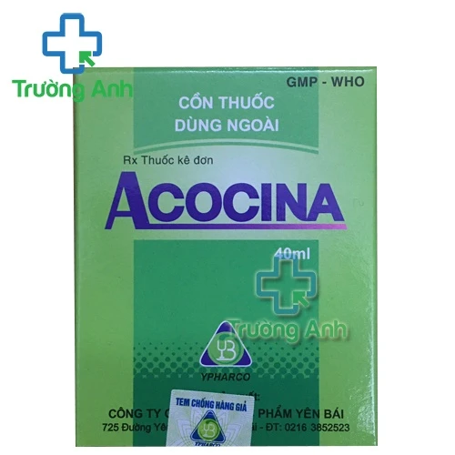 Acocina - Giúp giảm đau, tan huyết tụ và tiêu sưng hiệu quả
