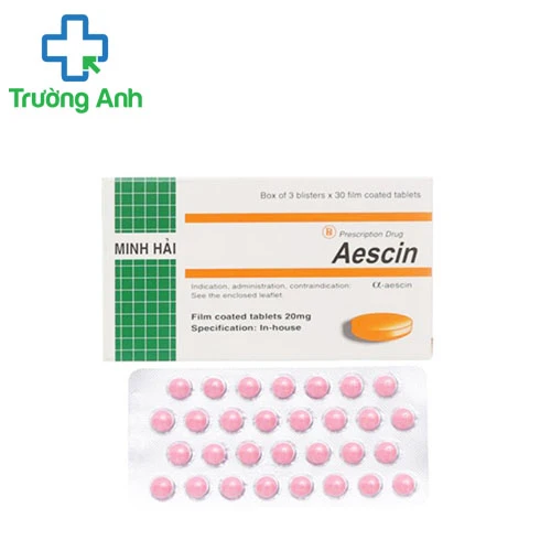 Aescin 40mg - Thuốc điều trị thiểu năng giãn tĩnh mạch hiệu quả