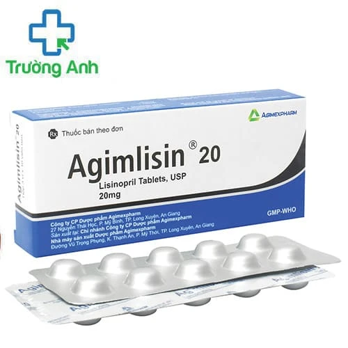 Agimlisin 20- Điều trị tăng huyết áp, điều trị suy tim