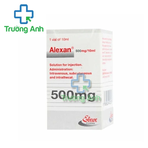 Alexan 500mg/10ml - Thuốc điều trị bệnh bạch cầu hiệu quả