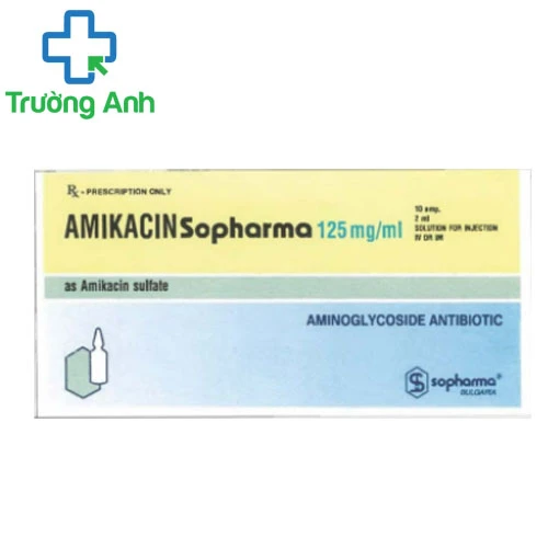 Amikacin 125mg/ml - Thuốc điều trị nhiễm khuẩn đường hô hấp