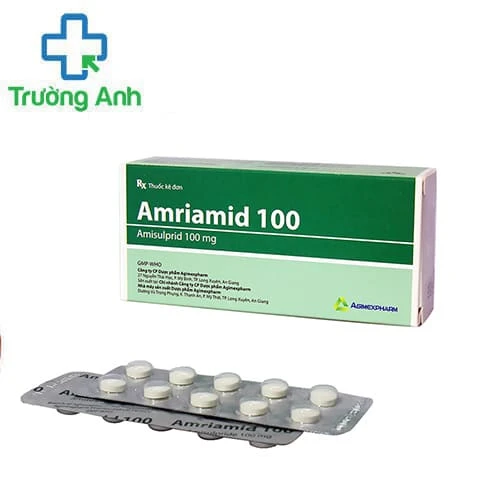  Amriamid 100 - Điều trị rối loạn tâm thần phân liệt cấp tính và mạn tính