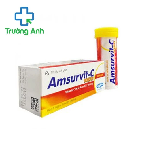 Amsurvit-C 1000 Savipharm - Phòng, điều trị thiếu vitamin C hiệu quả
