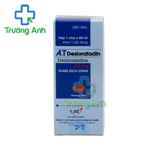 A.T Desloratadin (60ml) - Thuốc điều trị viêm mũi dị ứng hiệu quả