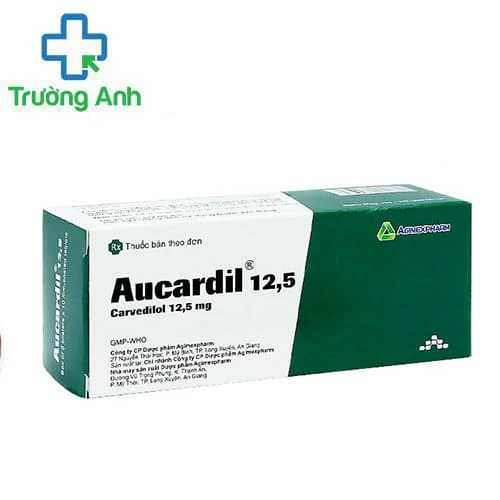 Aucardil 12,5 - Điều trị các cơn đau thắt ngực, giúp huyết áp được ổn định