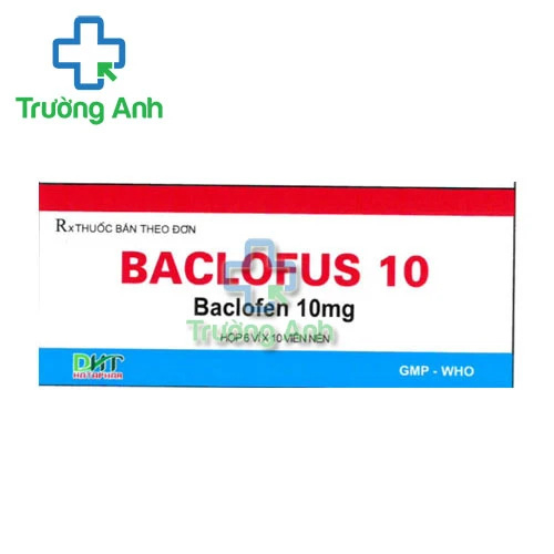 Baclofus 10 Hataphar - Điều trị chứng co cứng hiệu quả