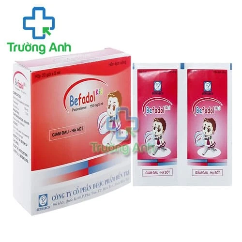 Befadol Kid (gói 5ml) - Thuốc giảm đau, hạ sốt cho trẻ hiệu quả