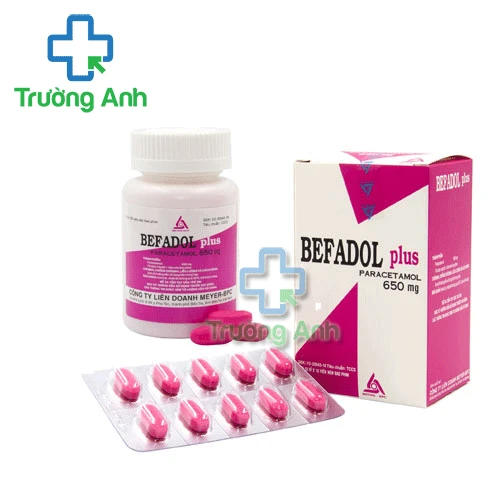Befadol plus 650mg Meyer-BPC - Thuốc giảm đau, hạ sốt hiệu quả