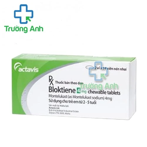 Bloktiene 4mg Actavis - Thuốc điều trị và dự phòng hen phế quản