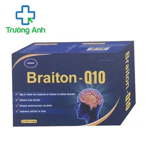 Braiton-Q10 Medistar - Viên uống tăng cường tuần hoàn máu não