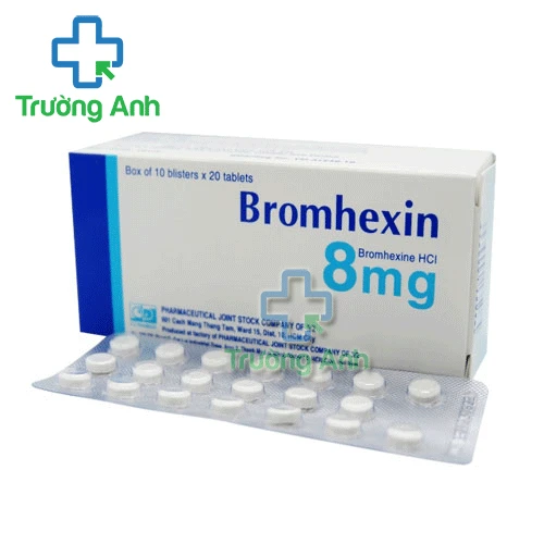 Bromhexin 8mg F.T.Pharma - Điều trị rối loạn tiết dịch phế quản