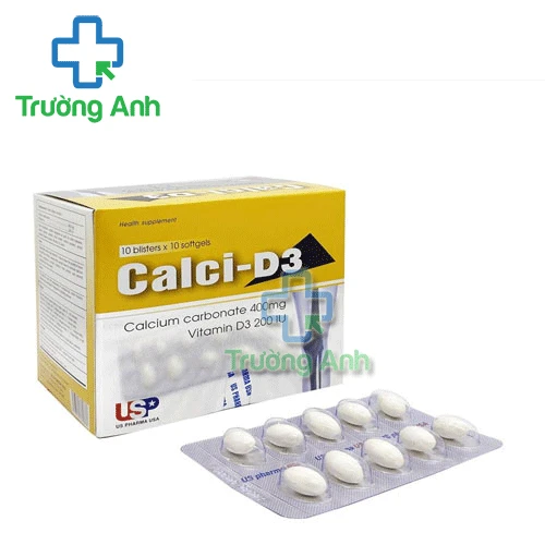 Calci-D3 USP - Hỗ trợ sức khỏe xương khớp hiệu quả