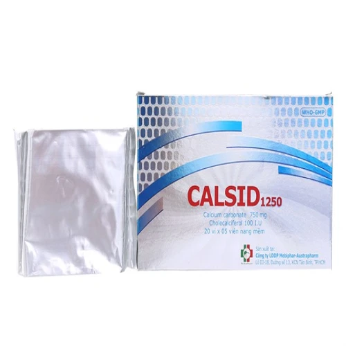 Calsid 1250 - Điều trị loãng xương, thiếu calci hiệu quả