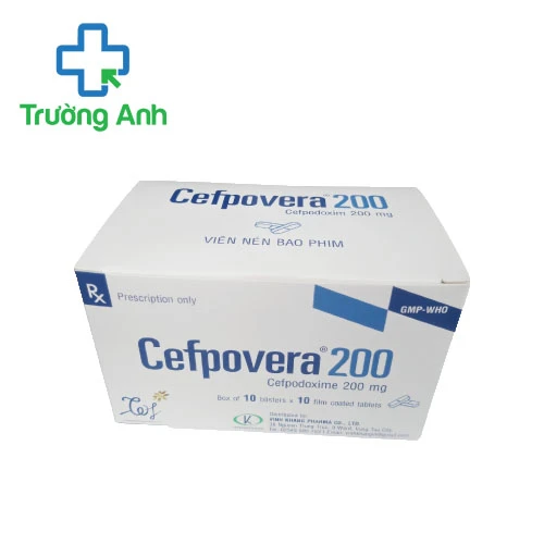 Cefpovera 200 Trust Farma (viên nén) - Điều trị nhiễm khuẩn hiệu quả