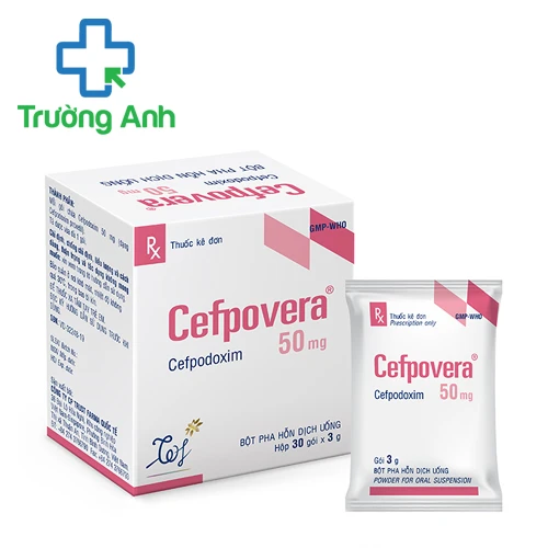 Cefpovera 50mg - Thuốc trị bệnh nhiễm khuẩn của Trust Farma