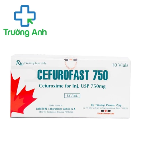 Cefurofast 750 - Thuốc điều trị nhiễm khuẩn của Tenamyd Pharma
