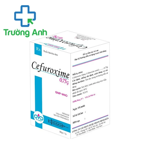 Cefuroxime 0,75g MD pharco - Thuốc trị bệnh do nhiễm khuẩn