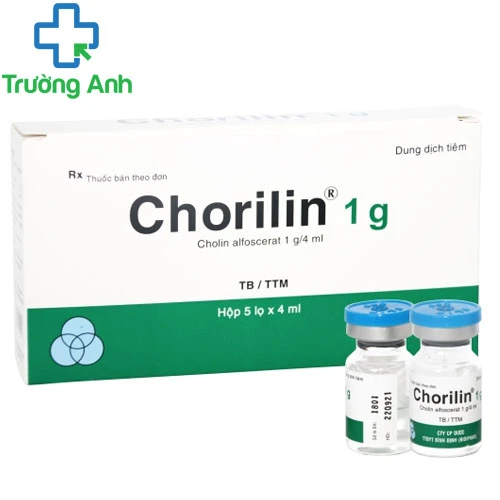 Chorilin 1g - Thuốc phục hồi chức năng sau đột quỵ của Bidiphar