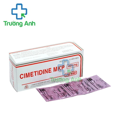 Cimetidine MKP 200mg - Thuốc điều trị loét dạ dày - tá tràng