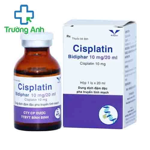 Cisplatin Bidiphar 10mg/20ml - Thuốc điều trị bệnh ung thư