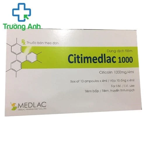 Citimedlac 1000mg/4ml - Điều trị suy giảm trí nhớ hiệu quả