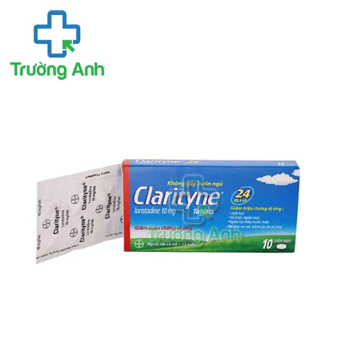 Clarityne 10mg Bayer (viên) - Điều trị viêm mũi dị ứng, mề đay