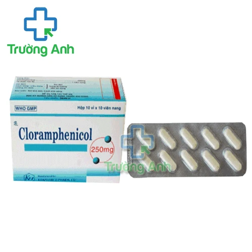Cloramphenicol 250mg Khapharco - Điều trị nhiễm khuẩn nặng
