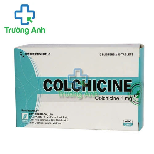 Colchicine Davipharm - Thuốc điều trị các đợi Gout cấp