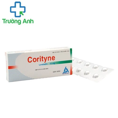 Corityne 10mg - Thuốc điều trị viêm mũi dị ứng, mày đay hiệu quả
