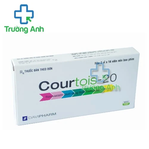 Courtois-20 Davipharm - Thuốc điều trị tăng cholesterol máu