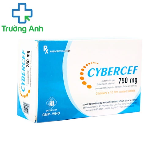 Cybercef 750mg - Thuốc điều trị nhiễm khuẩn đường hô hấp