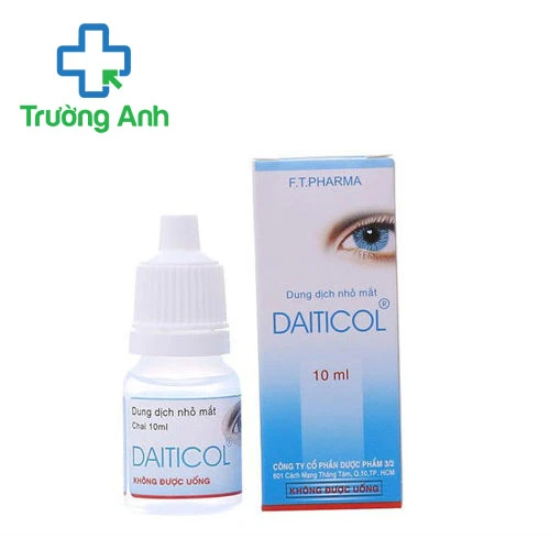 Daiticol 10ml F.T.Pharma - Điều trị mỏi mắt, ngứa mắt hiệu quả